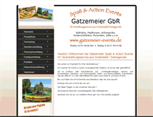 Tablet Screenshot of gatzemeier-events.de